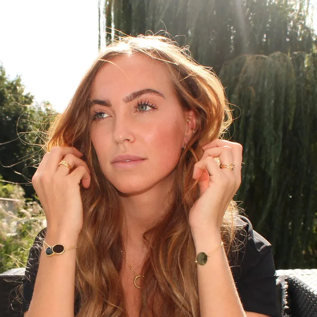 Sophia Bracelet Obsidian