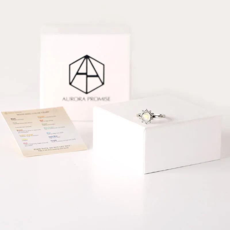 Star Moonstone Ring
