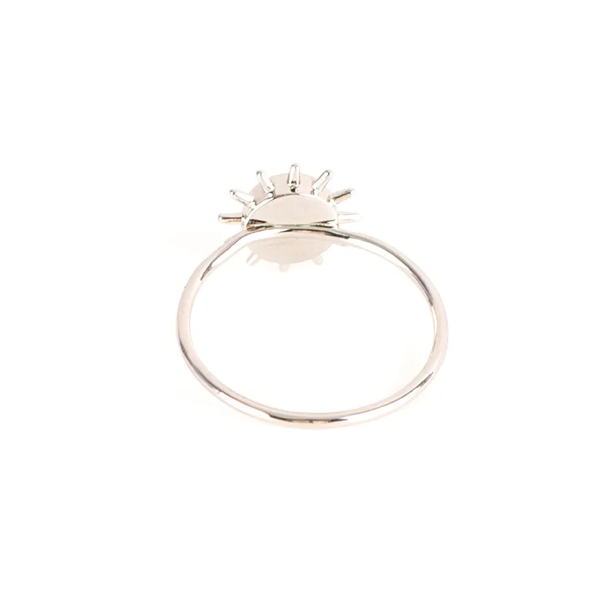 Sunny Moonstone Ring