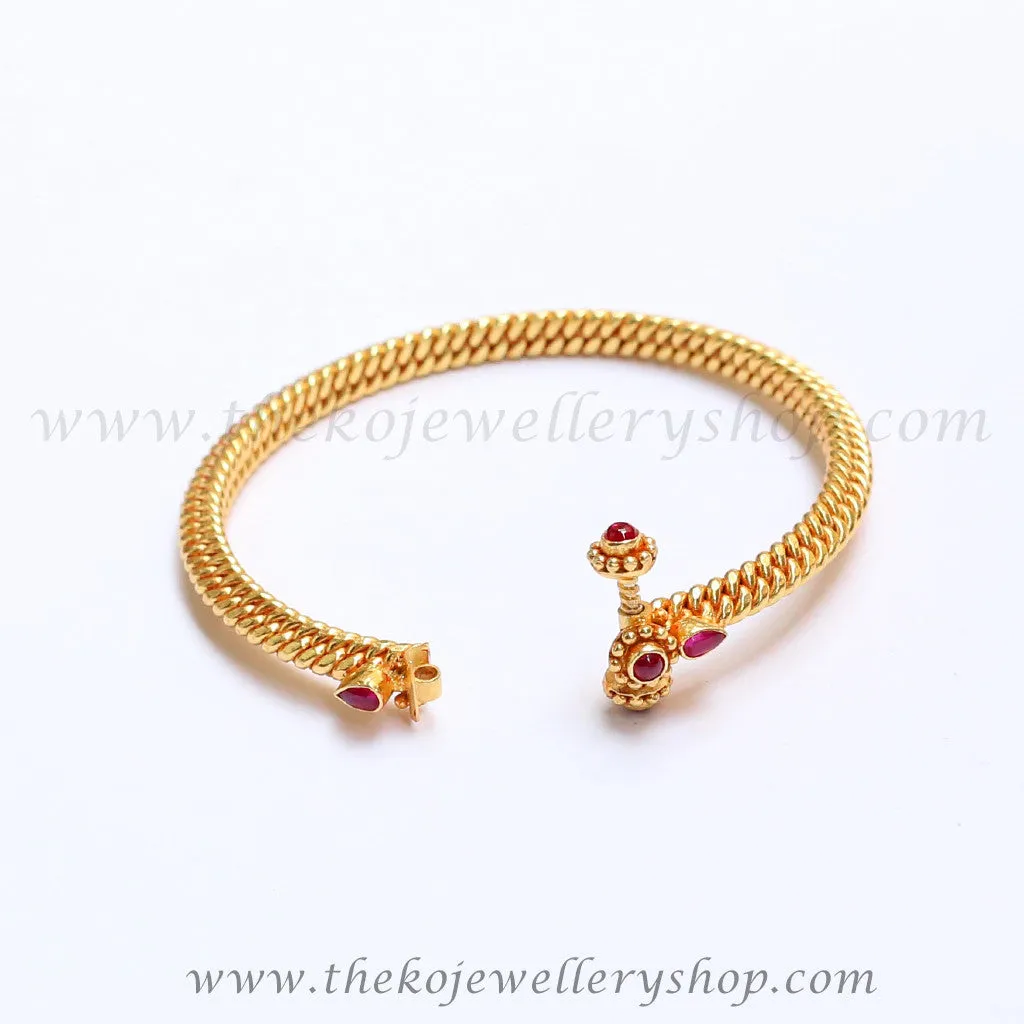 The Classic Golusu Antique Silver Openable Bracelet (Size/2.4/2.8)