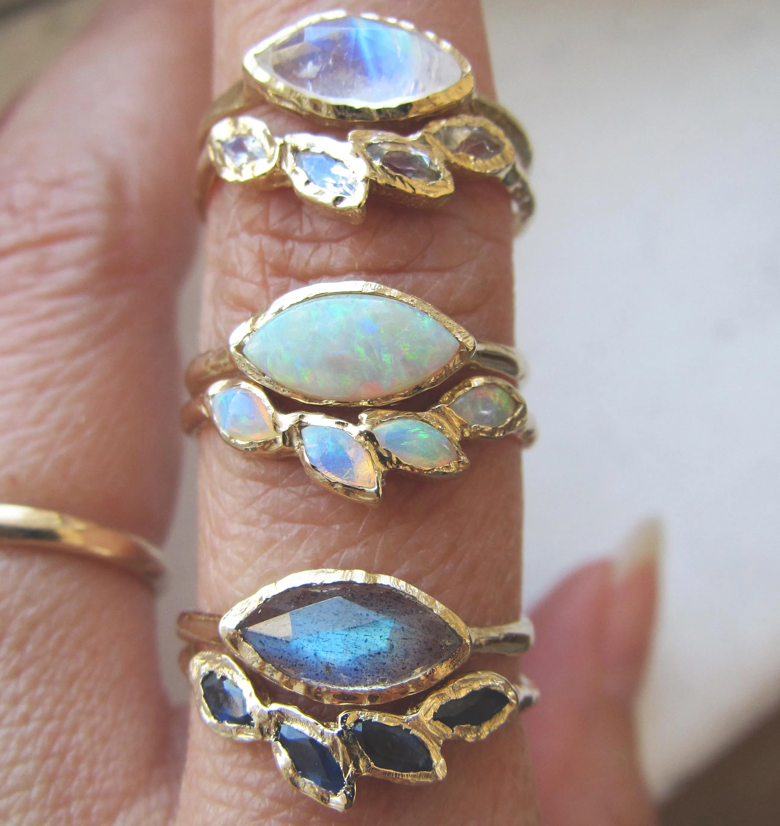Tribe Moonstone Ring