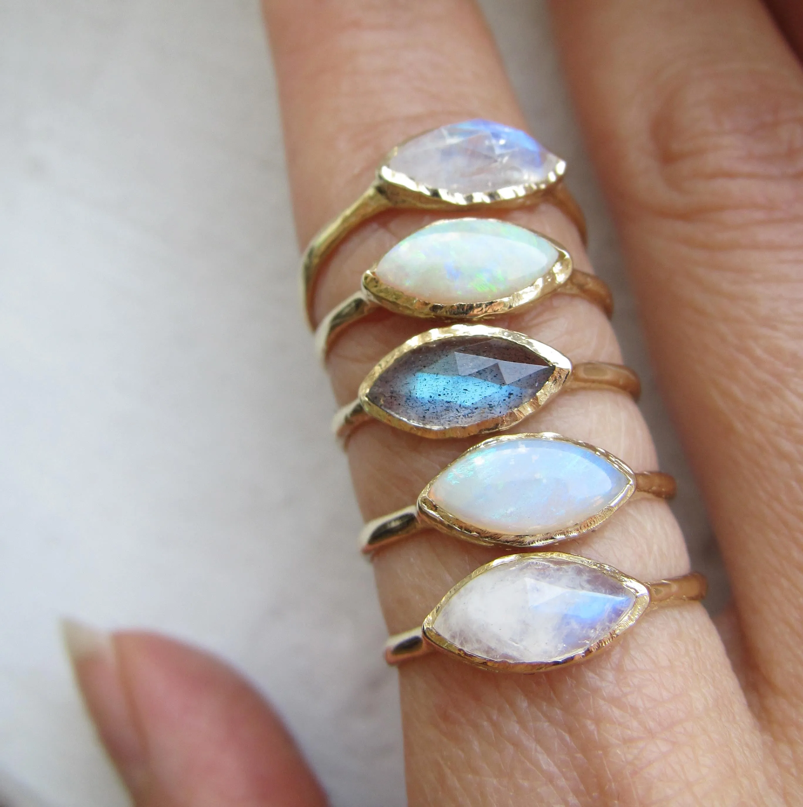 Tribe Moonstone Ring