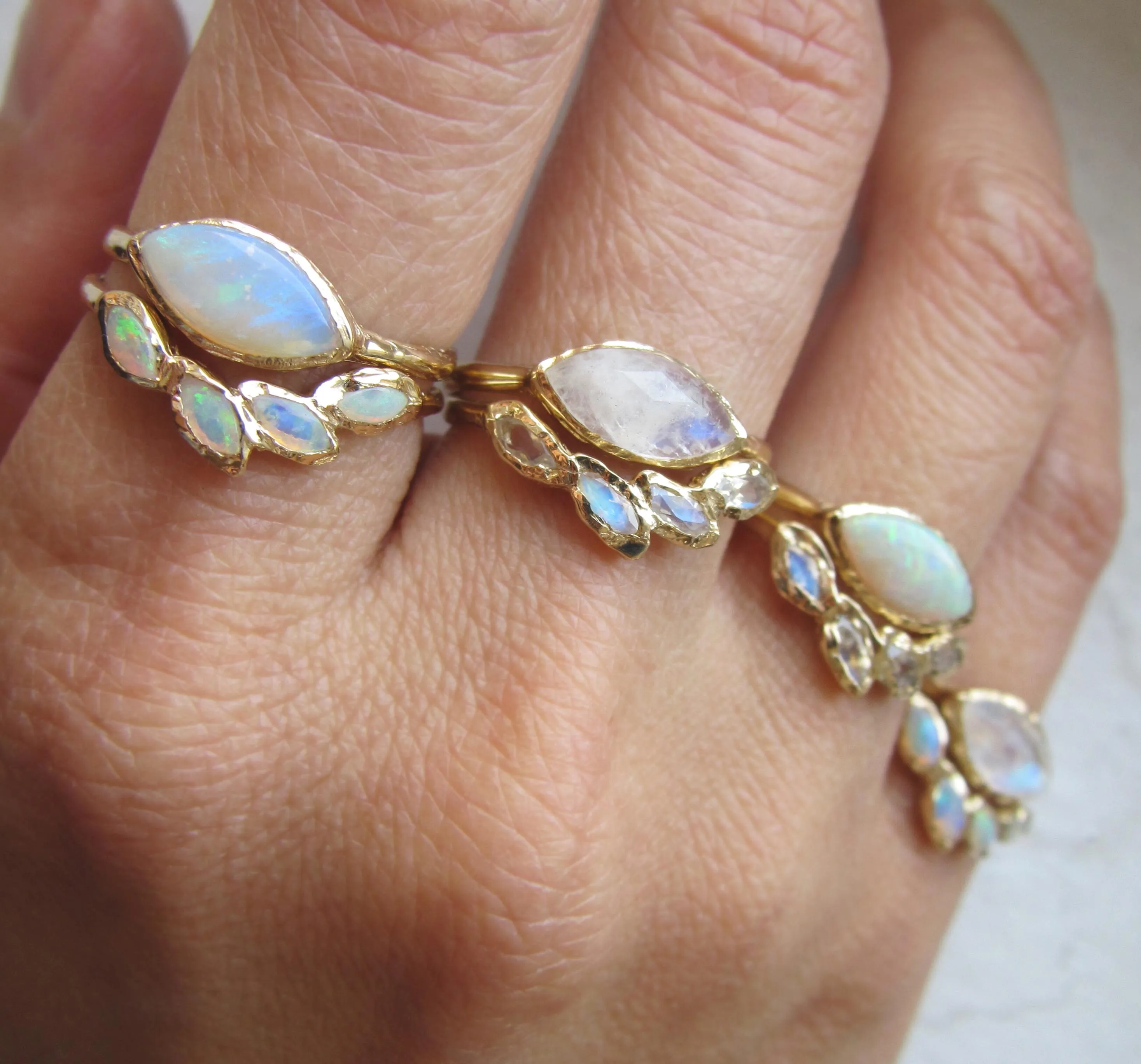 Tribe Moonstone Ring