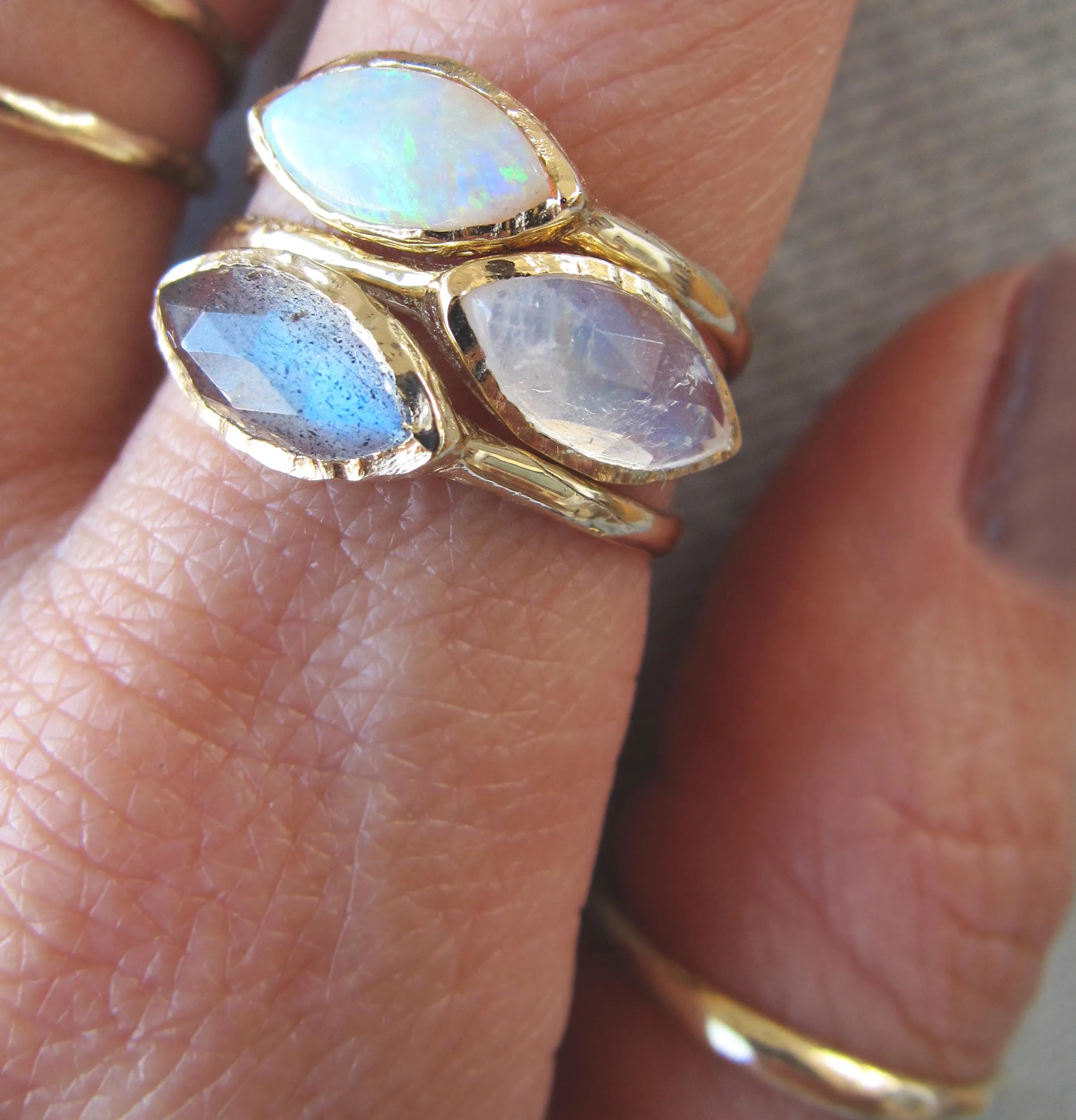 Tribe Moonstone Ring
