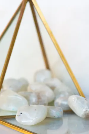 Tumbled Rainbow Moonstone
