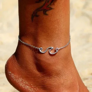 Vintage Bohemian Wave Anklet For Women Anklet Leg Bracelet For Summer