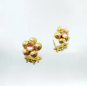 Vintage Style Flower Studs