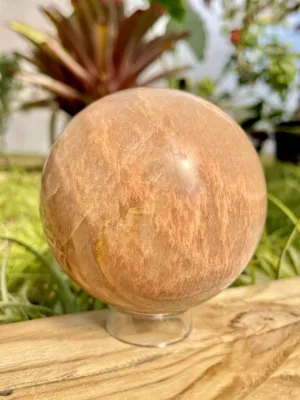 WYSIWYG- Peach Moonstone Sphere